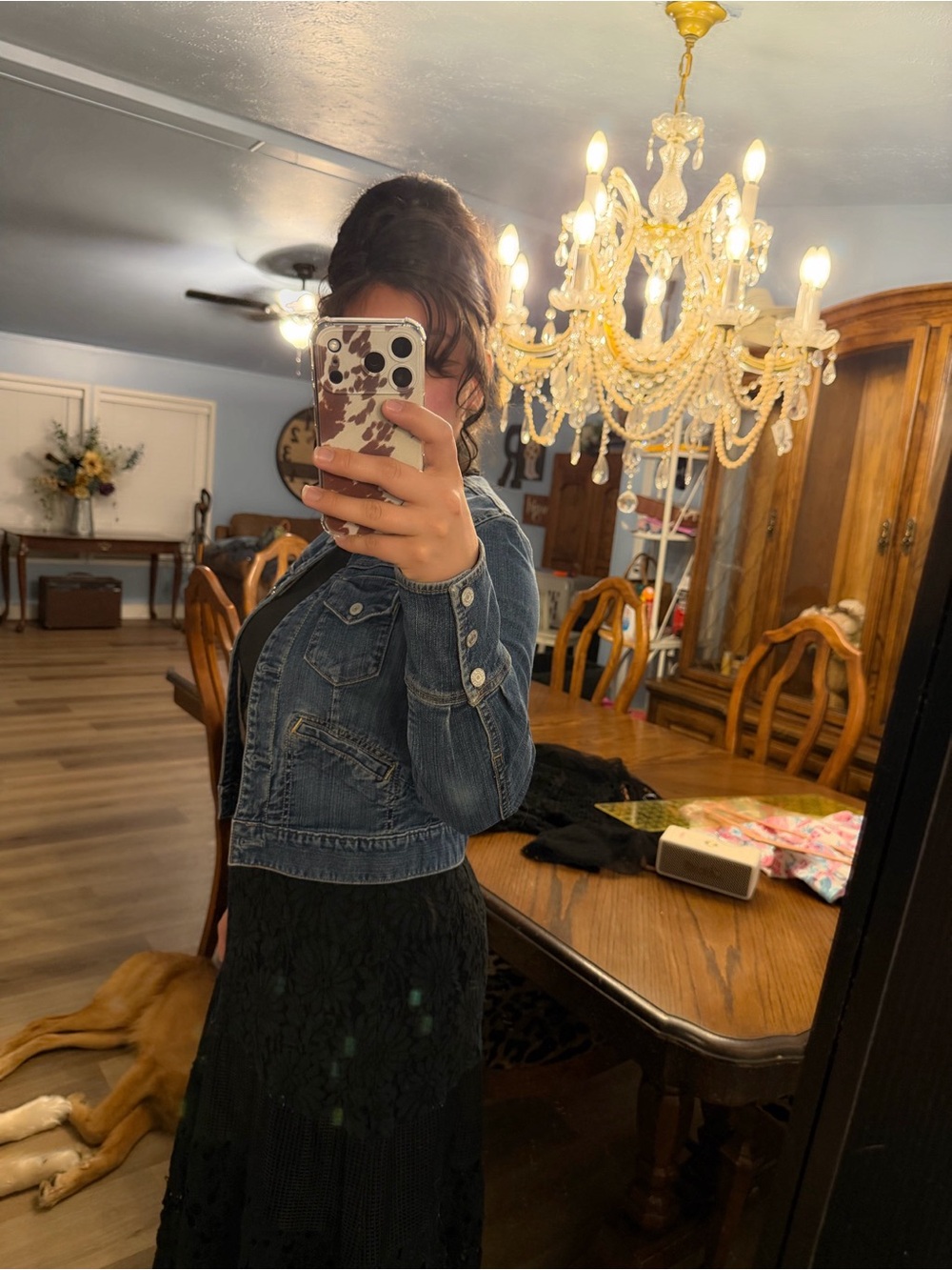 GAP Blue Denim Button-Front Jacket - Picture 6 of 7